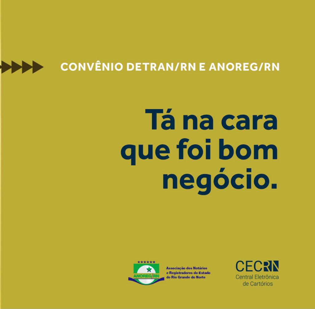 Convênio DETRAN/RN e ANOREG/RN