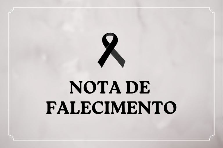Nota de Falecimento - Tarcísio Alberto Dantas